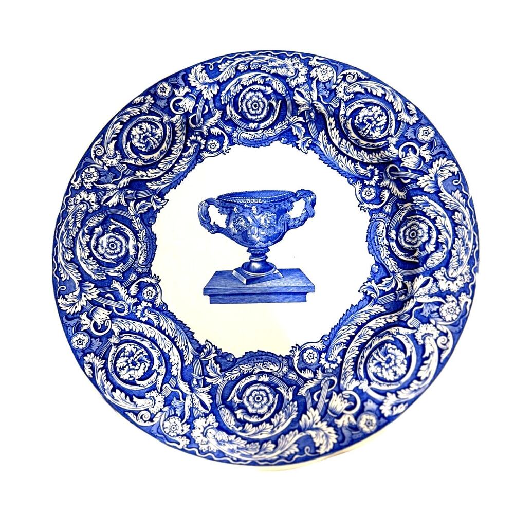 Vintage SPODE Blue Room Collection "Warwick Vase" First Introduced 1834